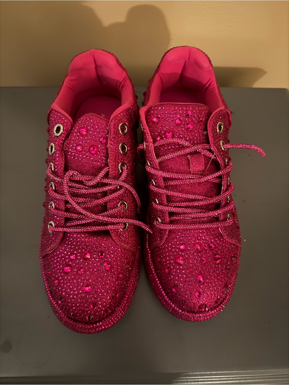 Pink Glitter Azelea Wang Sneakers